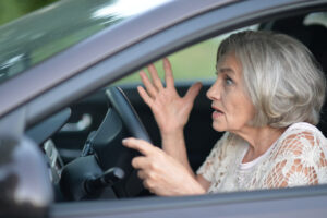 an older woman involved in a car accident in Orlando, FL