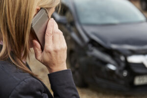 Woman Calling To Report Car Accident On Country Road near Orlando, FL